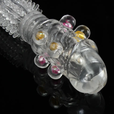 Reusable Condom Textured With Beads Extender Sleeve in Pakistan
